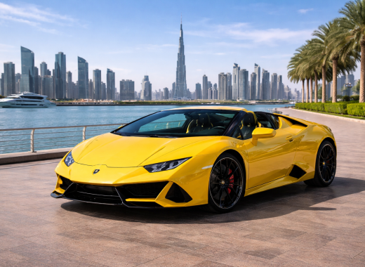 Rent Lamborghini Huracan EVO Spyder 2024 in Dubai