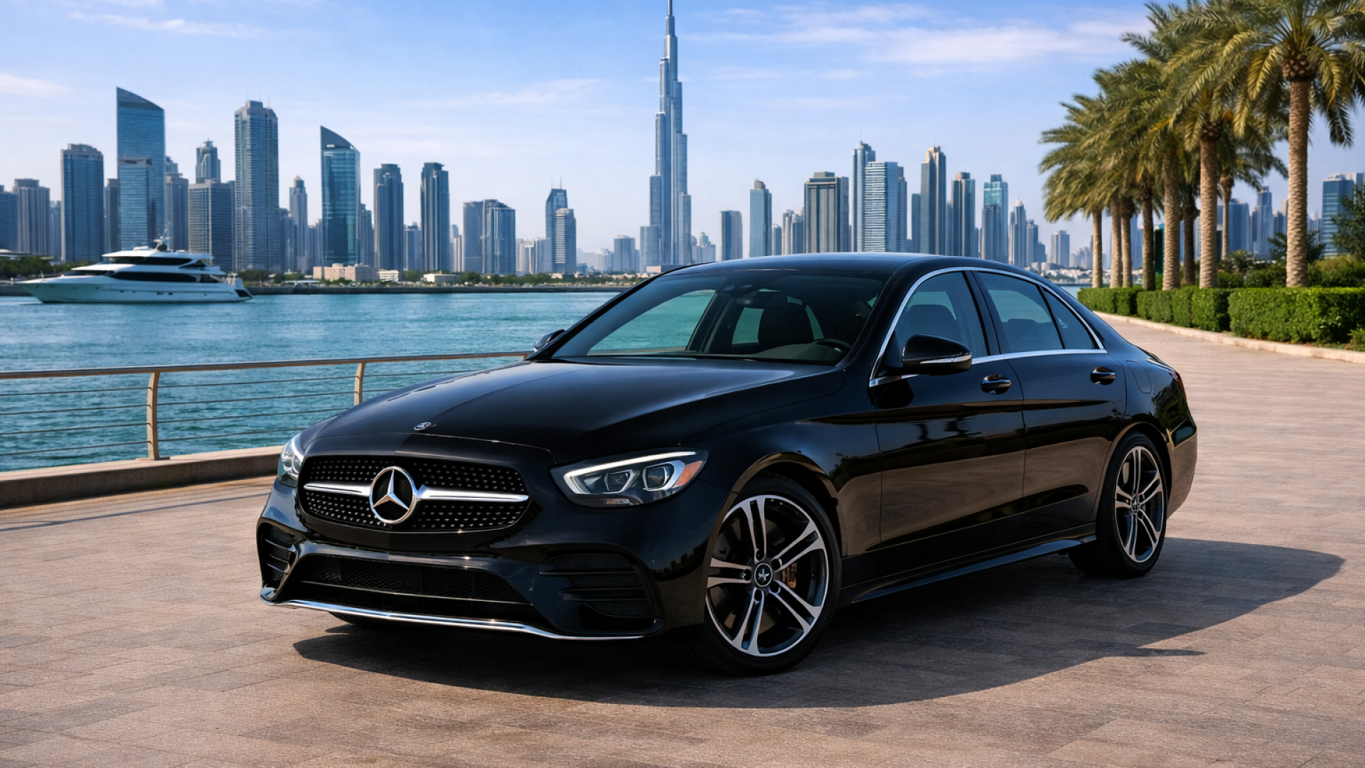 Rent Mercedes Benz C300 AMG 2021 in Dubai