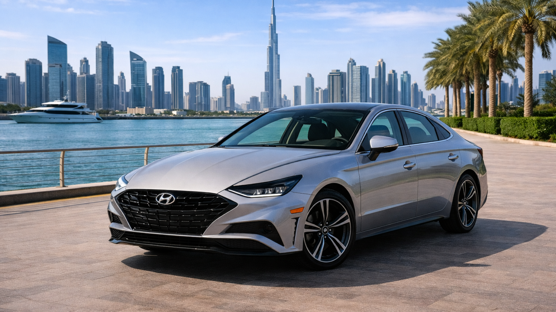Rent Hyundai Sonata 2025 in Dubai