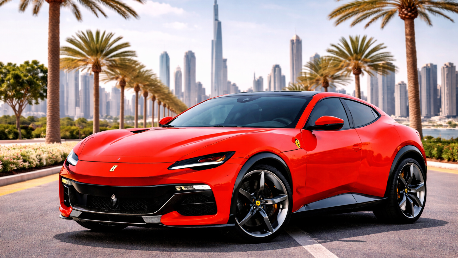Rent Ferrari Purosangue 2024 in Dubai