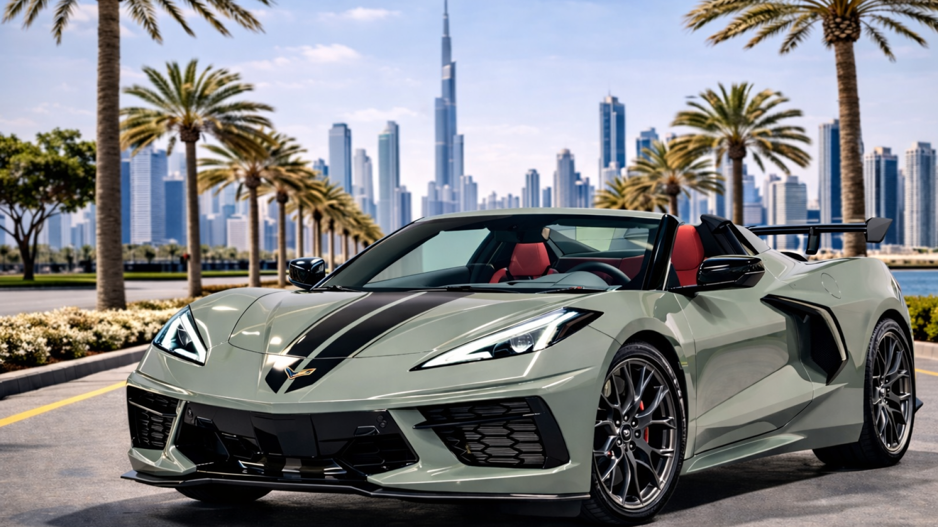 Rent Chevrolet Corvette C8 Grand Sport Convertible 2025 in Dubai